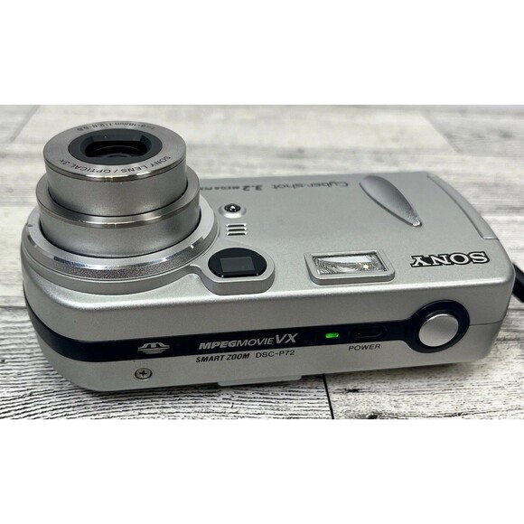~SONY~ Cyber Shot DSC-P72 3.2MP Digital Camera Vintage*TESTED* Great Shape - Picture 13 of 16